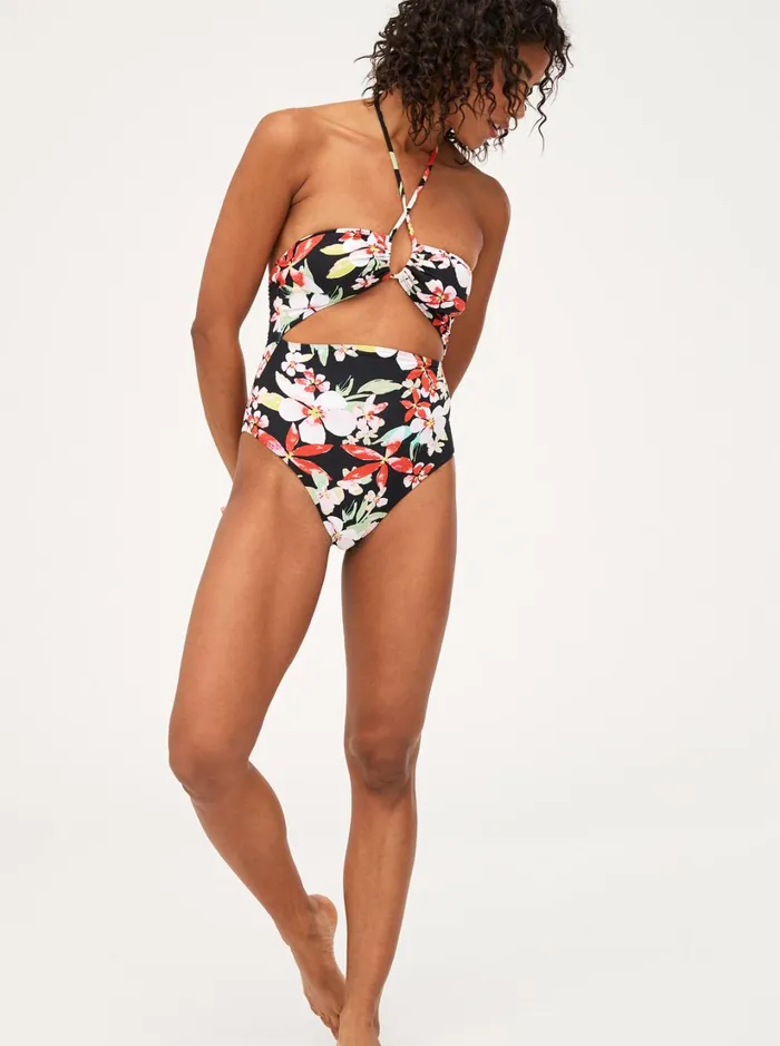 Roxy One Pieces Pants Beach Classics Fashion OnePiece Swimsuit Anthracite New Life 8211 Women