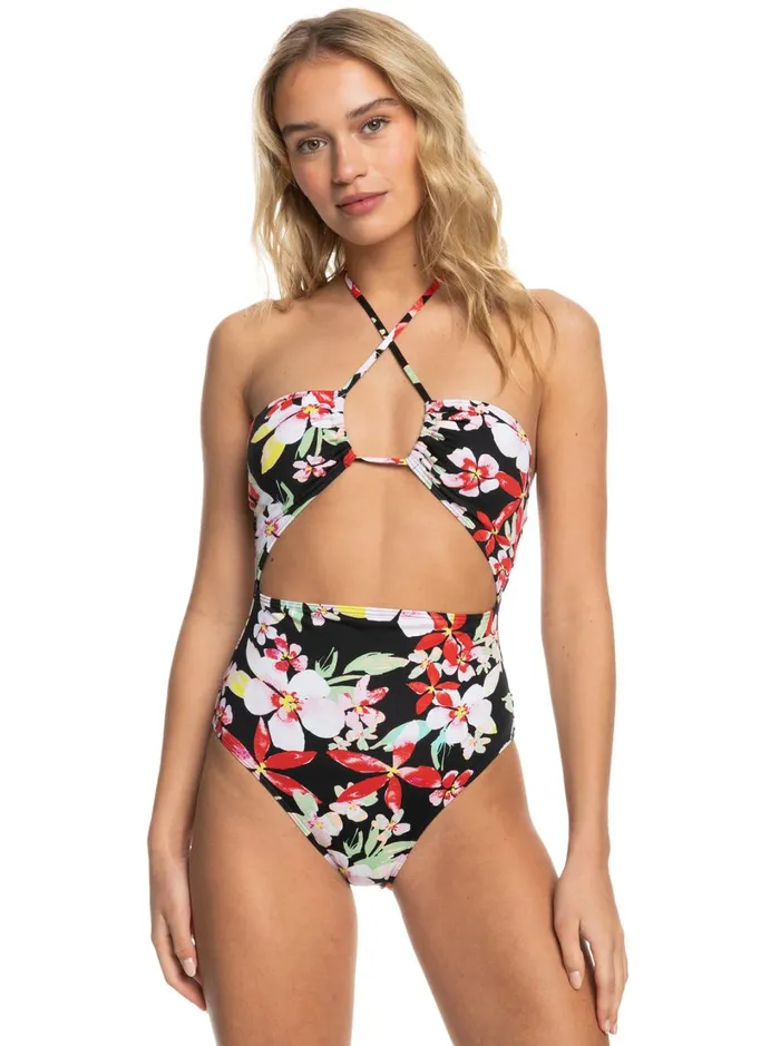Roxy One Pieces Pants Beach Classics Fashion OnePiece Swimsuit Anthracite New Life 8211 Women
