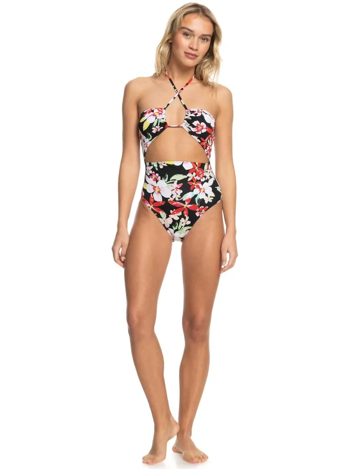 Roxy One Pieces Pants Beach Classics Fashion OnePiece Swimsuit Anthracite New Life 8211 Women