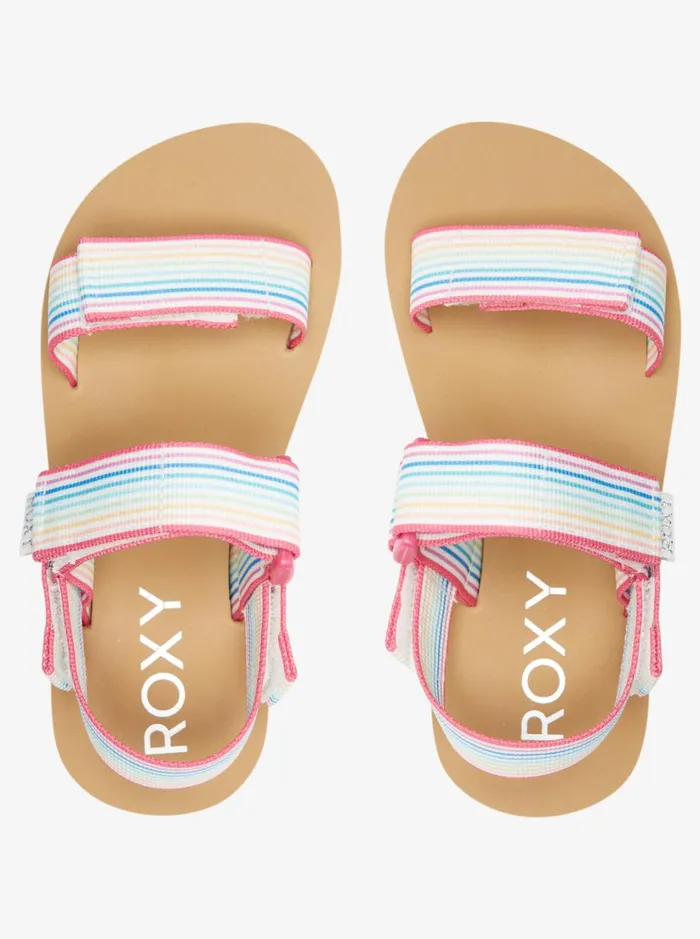 Roxy Shoes and Sandals Girl039s 416 Roxy Cage Sandals Whitemulti 8211 Women