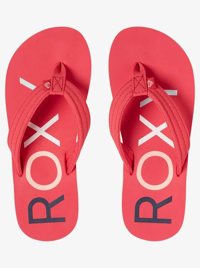Roxy Shoes and Sandals Girl039s 416 Vista FlipFlops Berry 8211 Women