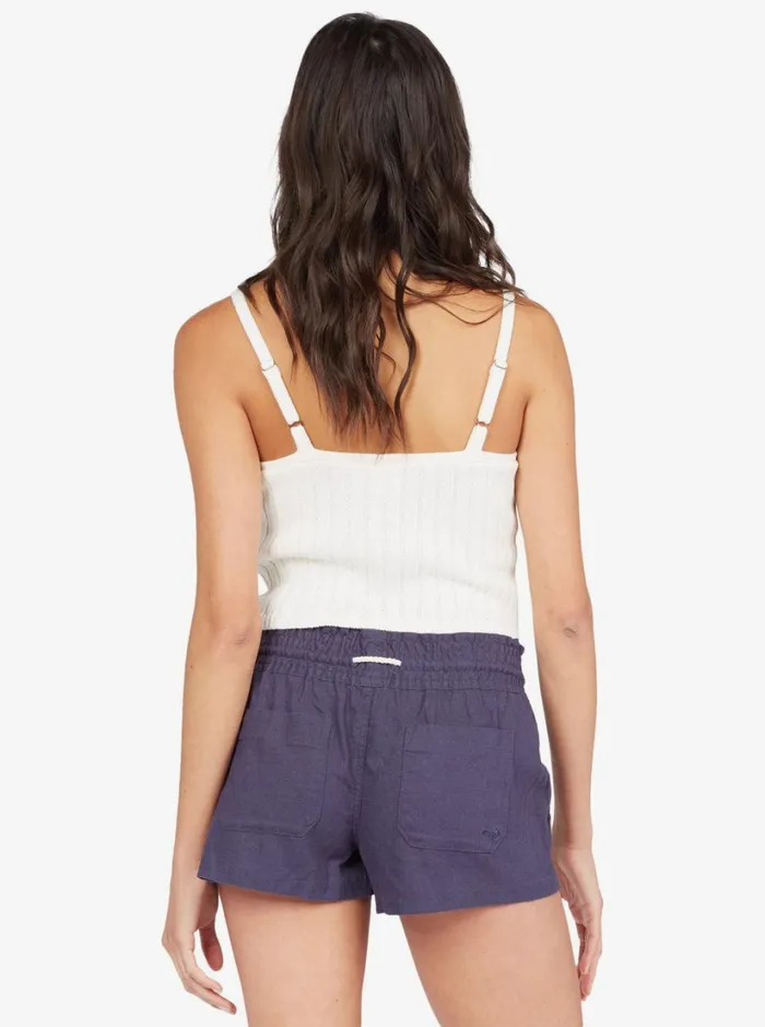 Roxy Shorts Oceanside Elasticized Shorts Mood Indigo 8211 Women