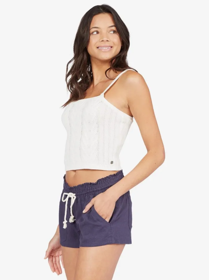 Roxy Shorts Oceanside Elasticized Shorts Mood Indigo 8211 Women