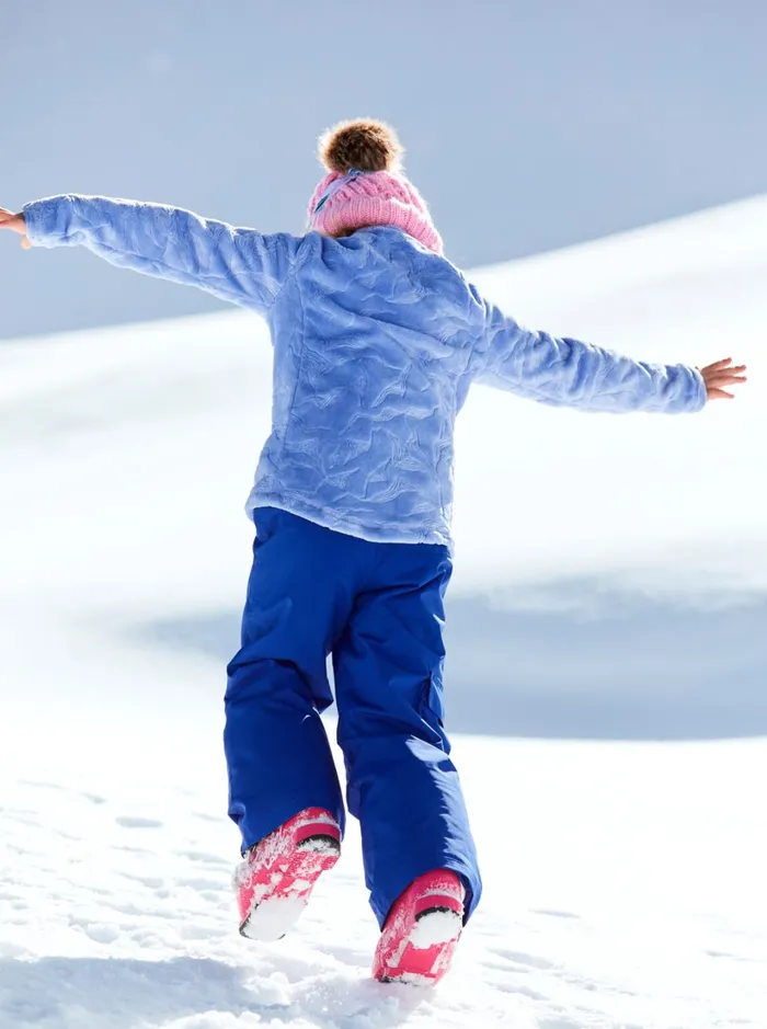Roxy Snow Jackets Girl039s 27 Mini Igloo Technical ZipUp Hooded Fleece Easter Egg 8211 Women