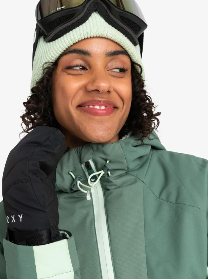Roxy Snow Jackets Radiant Lines Overhead Technical Snow Jacket Dark Forest 8211 Women