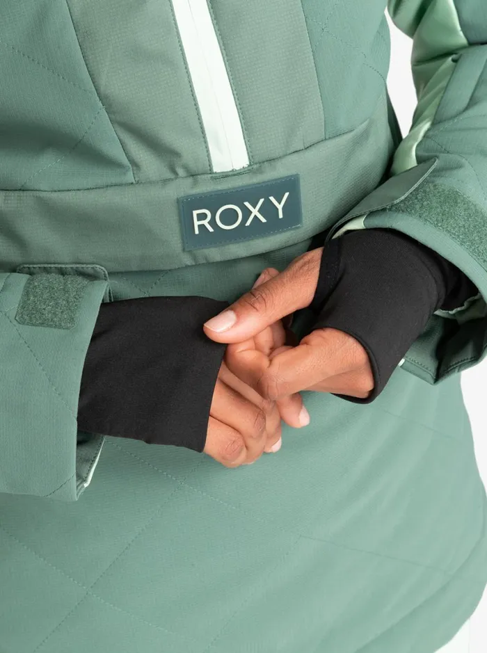 Roxy Snow Jackets Radiant Lines Overhead Technical Snow Jacket Dark Forest 8211 Women