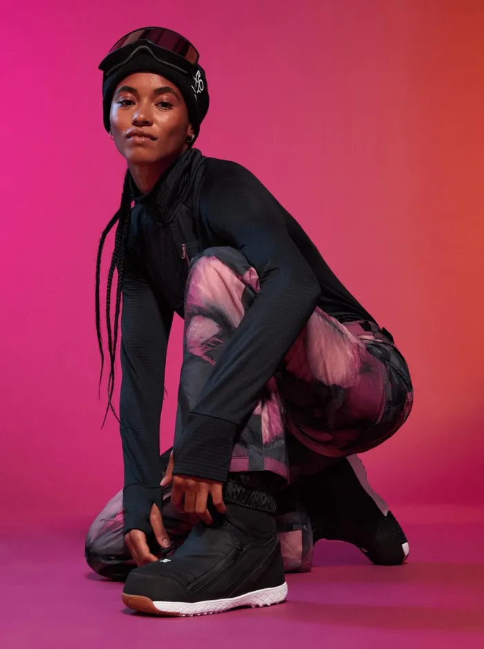 Roxy Snow Pants Nadia Technical Snow Pants True Black Pansy Pansy 8211 Women