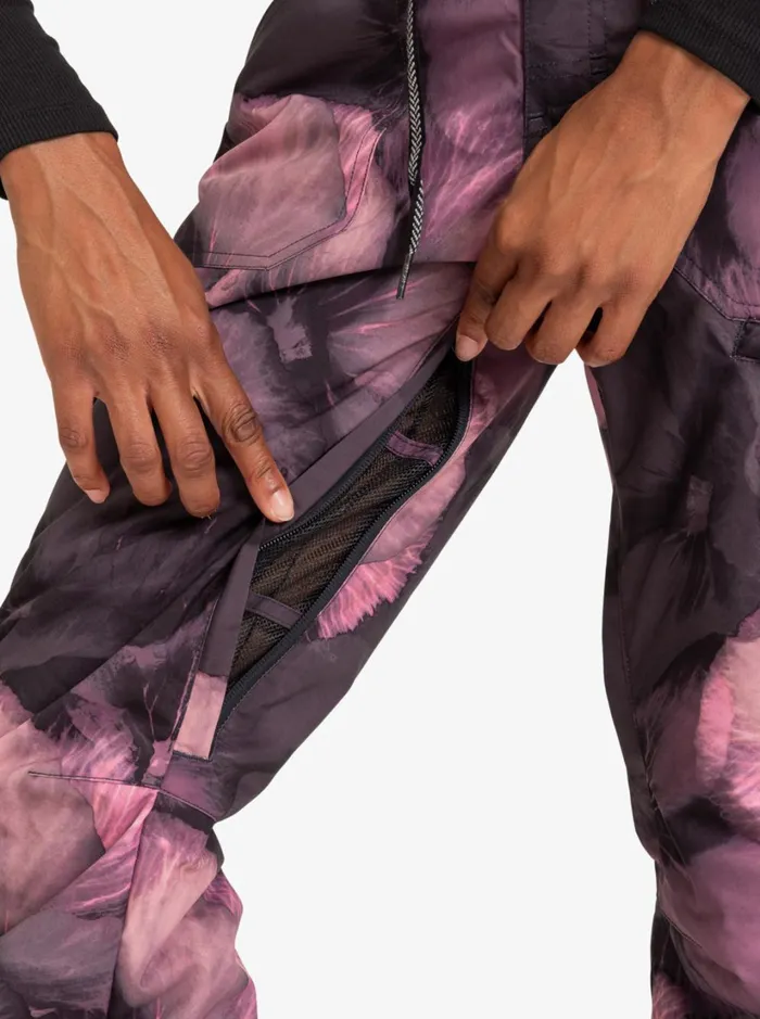 Roxy Snow Pants Nadia Technical Snow Pants True Black Pansy Pansy 8211 Women