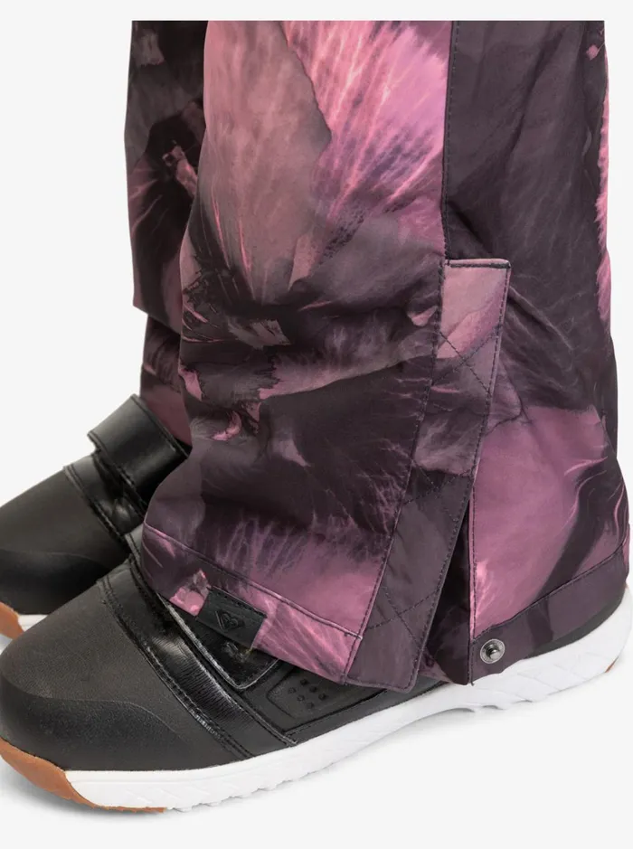 Roxy Snow Pants Nadia Technical Snow Pants True Black Pansy Pansy 8211 Women