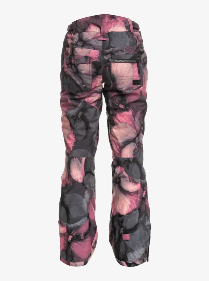 Roxy Snow Pants Nadia Technical Snow Pants True Black Pansy Pansy 8211 Women