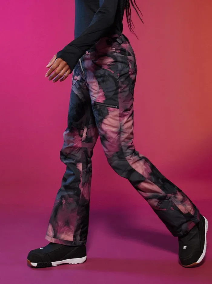 Roxy Snow Pants Nadia Technical Snow Pants True Black Pansy Pansy 8211 Women