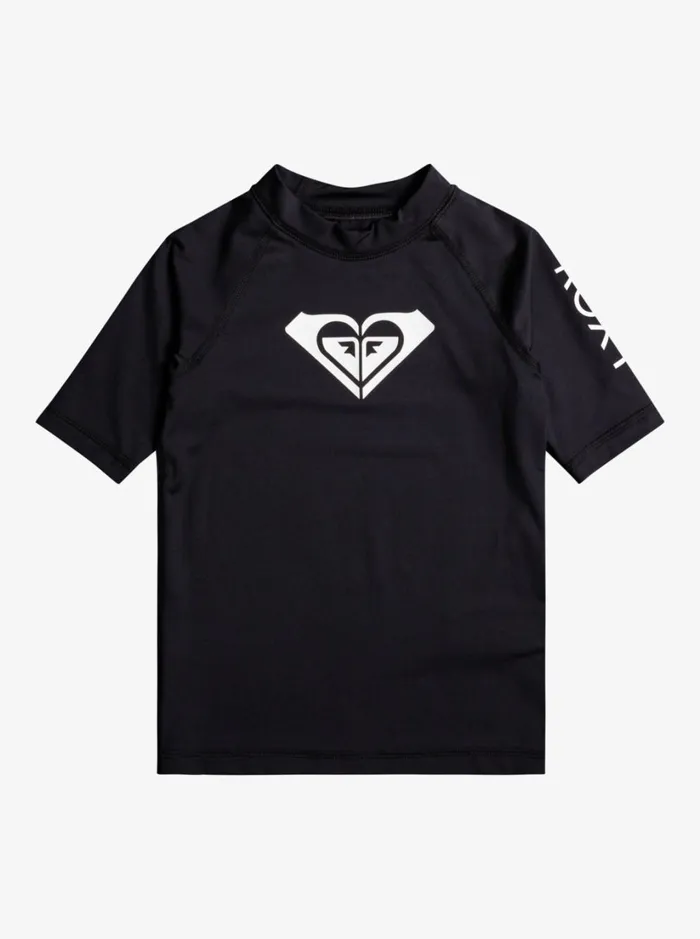 Roxy Surf Girl039s 27 Whole Hearted UPF 50 Short Sleeve Rashguard Anthracite 8211 Women Roxy Surf Girl039s 27 Whole Hearted UPF 50 Short Sleeve Rashguard Anthracite 8211 Women