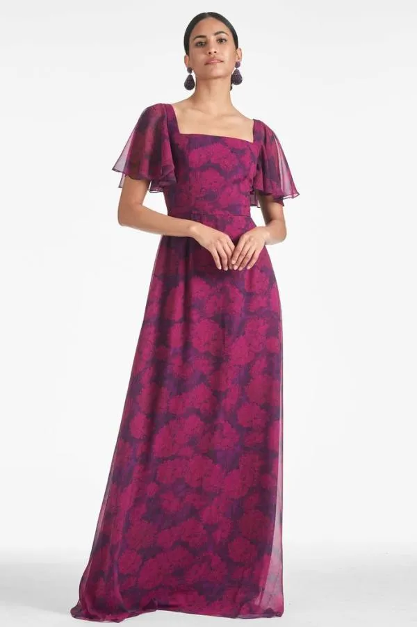 Sachin and Babi Aurora Gown 8211 Magenta Bloom Magenta Bloom Women Plus Sizes Sachin and Babi Aurora Gown 8211 Magenta Bloom Magenta Bloom Women Plus Sizes