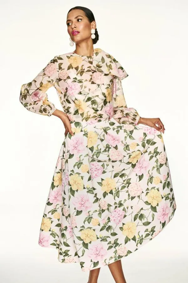Sachin and Babi Charlotte Top 8211 Pink Lemonade Bouquet Pink Lemonade Bouquet Women Matching Sets