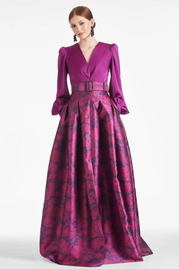 Sachin and Babi Zoe Gown 8211 Sparkling GrapeMagenta Bloom Sparkling Grapemagenta Bloom Women Plus Sizes Sachin and Babi Zoe Gown 8211 Sparkling GrapeMagenta Bloom Sparkling Grapemagenta Bloom Women Plus Sizes