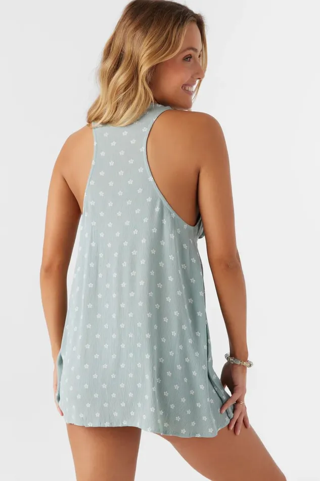 SALTWATER ESSENTIALS SARAH PRINTED DRESS Silver Blue Women O039NEILL Swim