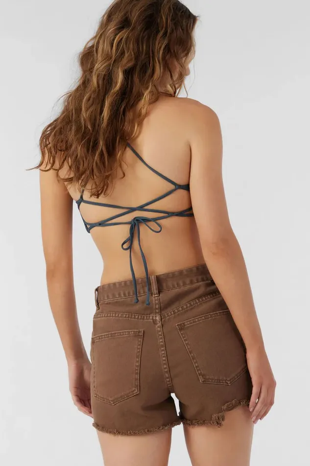 SAMIRA DENIM SHORTS Brown Sugar Women O039NEILL Clothing