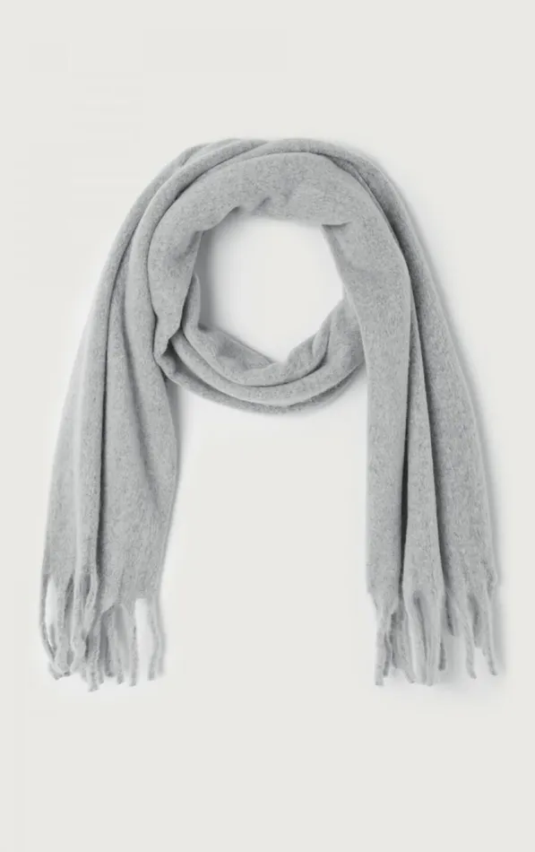Scarf Zinaco Grey Black Melange WomenMen American Vintage Scarves And Shawls Scarf Zinaco Grey Black Melange WomenMen American Vintage Scarves And Shawls
