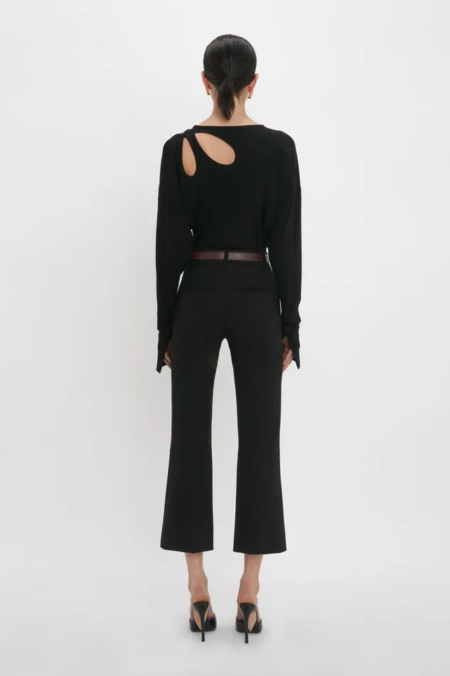 Shirts and Tops Women Victoria Beckham Twist Detail Jersey Top In Black
