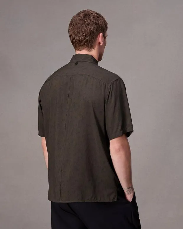 Shirts Men Rag and Bone Dalton Printed Shirt Brown Floral