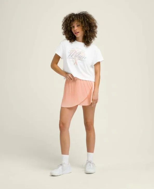 Short Sleeve Shirts Women Wilson W Harper Crop Tee Bright White