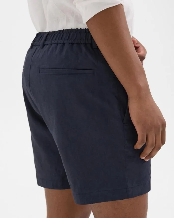 Shorts Men Theory Curtis 7034 Drawstring Short In Good Linen Space