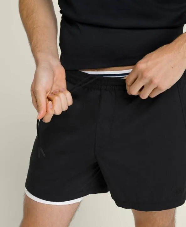 Shorts Men Wilson Tennis Volley Short Black Shorts Men Wilson Tennis Volley Short Black
