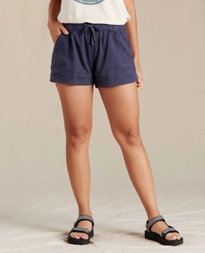 Shorts Women8217s Taj Hemp Short True Navy ToadandCo Women8217s