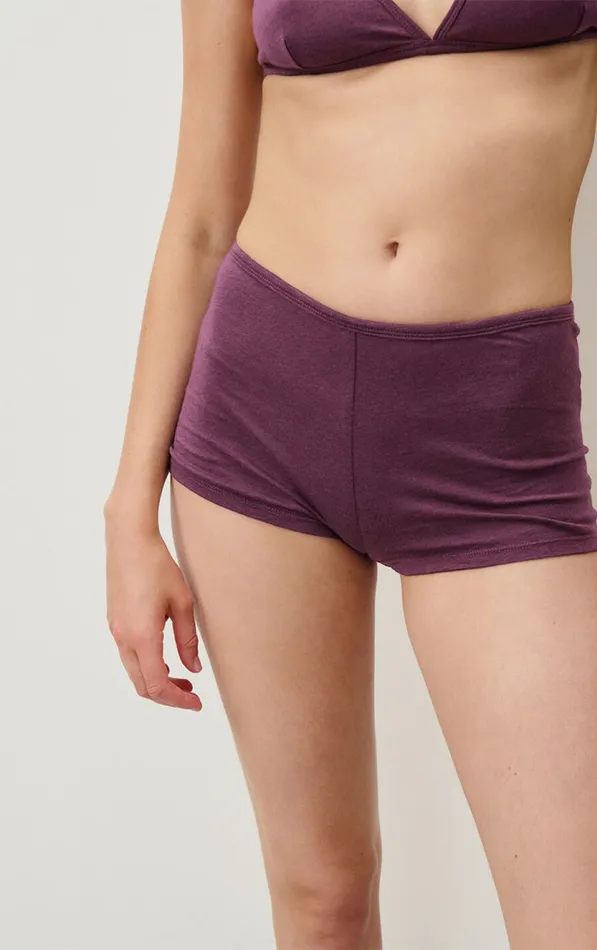 Shorty Rydlly Grape Women American Vintage Loungewear