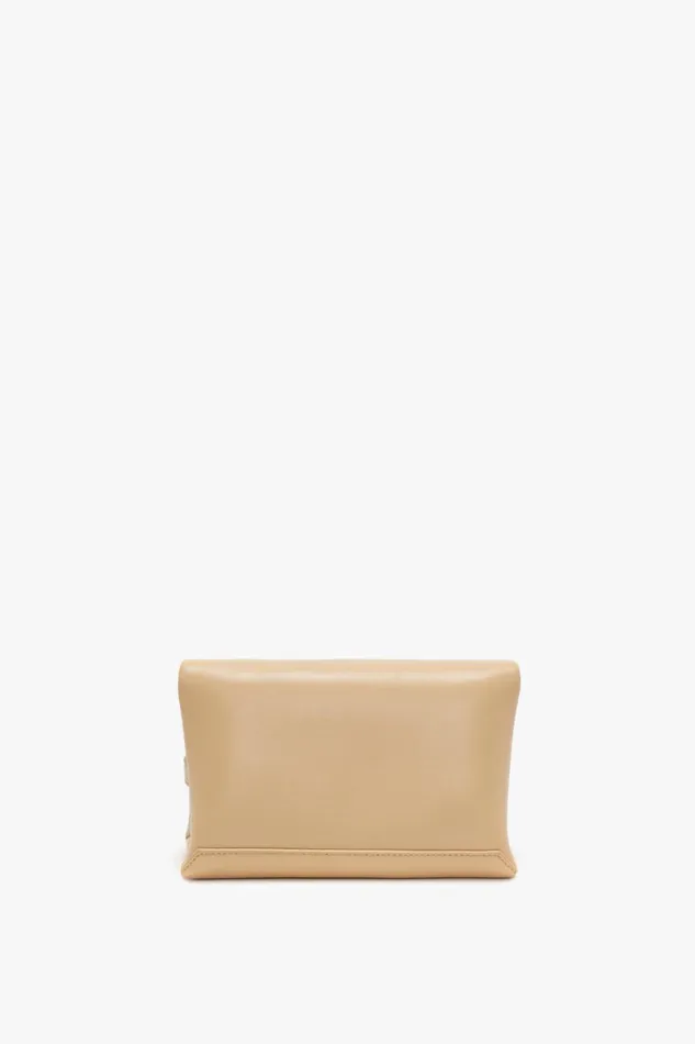Shoulder Bags Women Victoria Beckham Mini Pouch With Long Strap In Sesame Leather