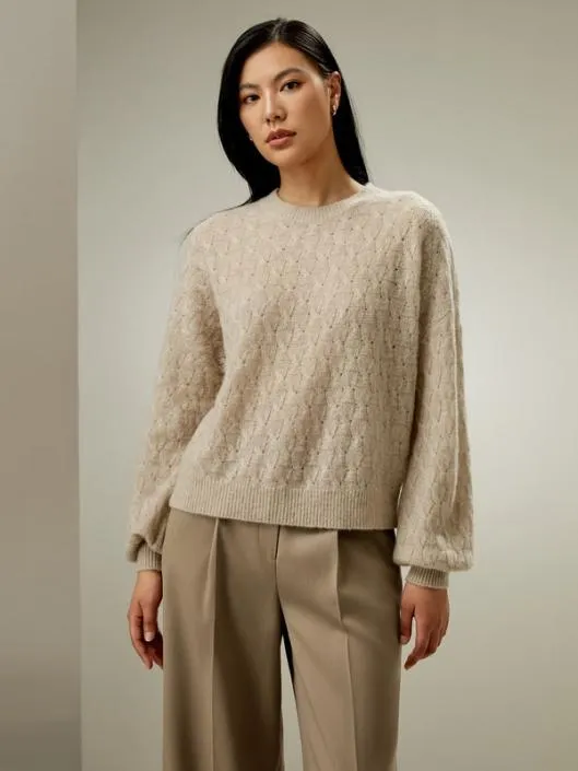 Silkcashmere Blend Sweater Women Lilysilk Knitwear