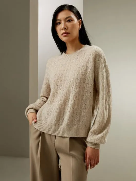 Silkcashmere Blend Sweater Women Lilysilk Knitwear