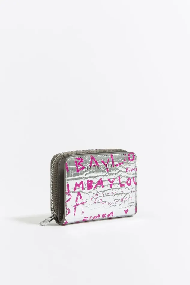 Silver Mock Croc Flap Purse Bimbaylolacom Silver Women Bimba Y Lola Wallets And Coin Purses Silver Mock Croc Flap Purse Bimbaylolacom Silver Women Bimba Y Lola Wallets And Coin Purses