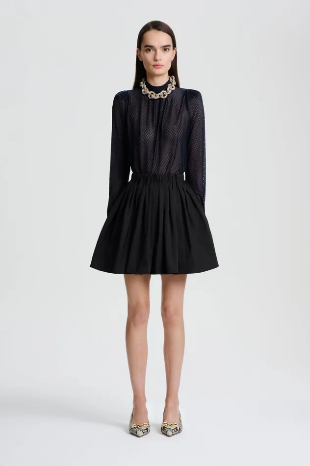 Skirts Women Scanlan Theodore TECH SKIRT Black