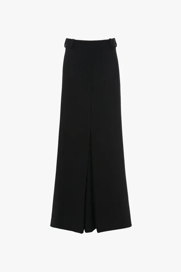 Skirts Women Victoria Beckham FloorLength Box Pleat Skirt In Black