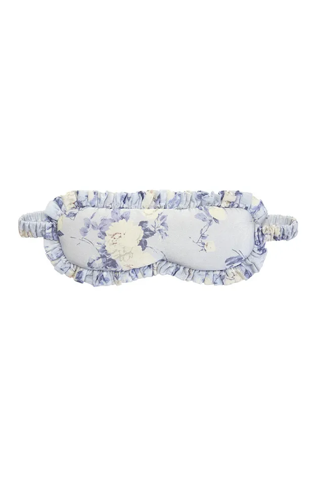 Sleepwear Women LoveShackFancy Dorina Sleep Mask Whisper Blue