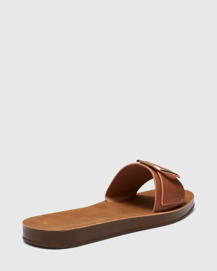Slides NOVO Shoes Women SANTINO TAN Sandals