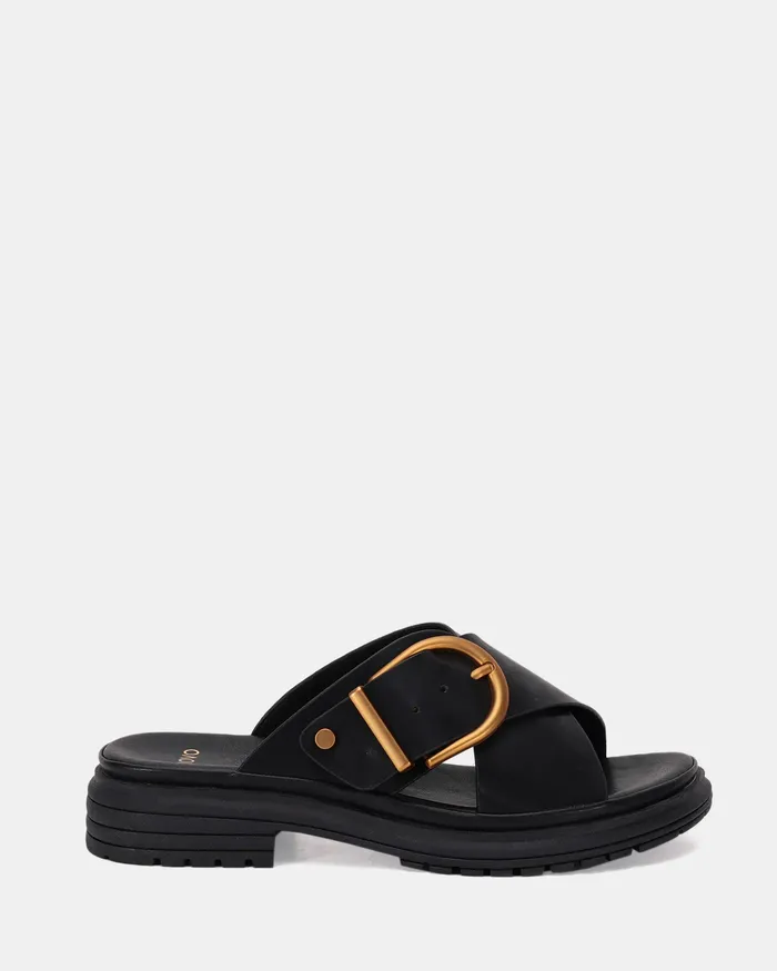 Slides Women SHEIKA BLACK Sandals NOVO Shoes