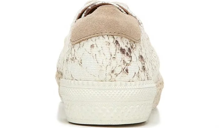 Sneakers Women Franco Sarto Franco Lessia 2 Lace Up Sneaker Natural Snake Canvas