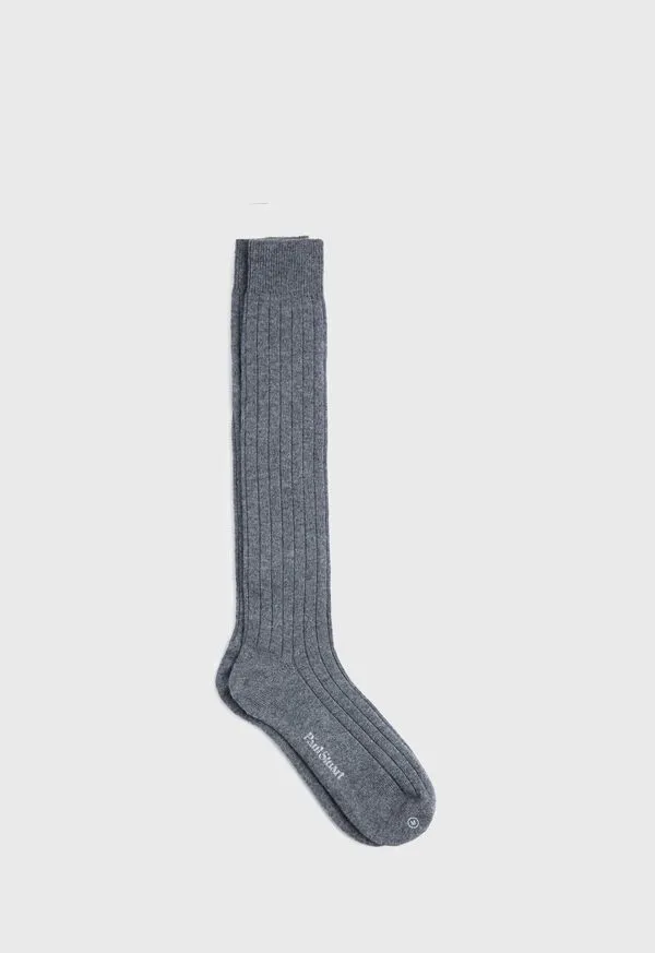 Socks Cashmere Ribbed Sock Beige 8211 Paulstuart Mens