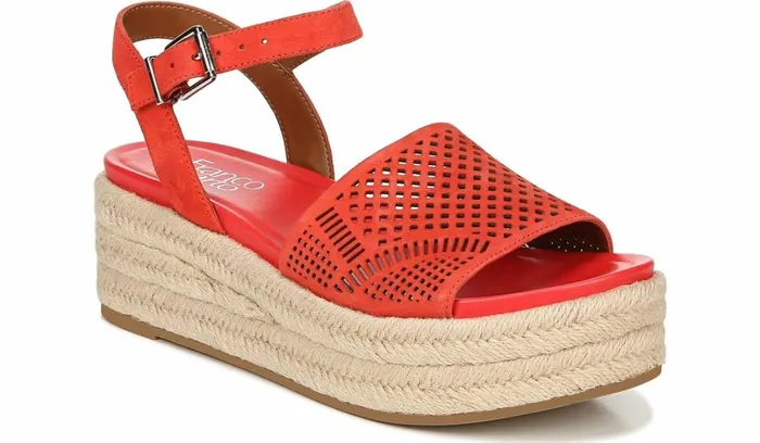 Spadrilles Women Franco Sarto Franco Tennia Espadrille Platform Sandal Tangelo Suede Spadrilles Women Franco Sarto Franco Tennia Espadrille Platform Sandal Tangelo Suede