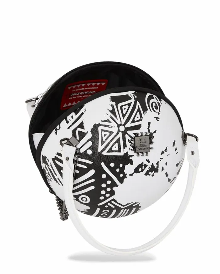SPRAYGROUND AI8 AFRICAN INTELLIGENCE 8211 ORIGIN STORY GLOBE BAG Bags