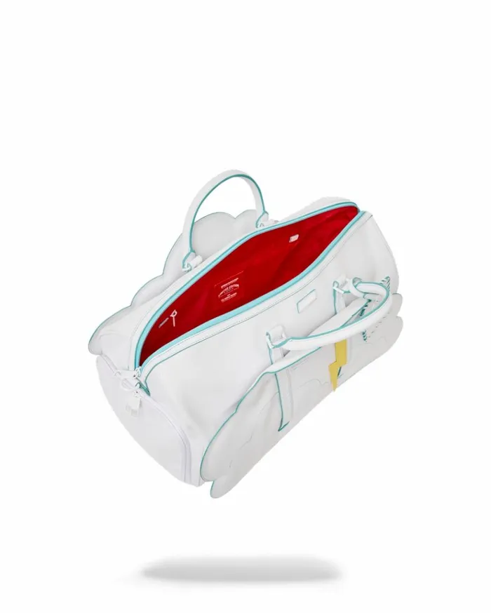 SPRAYGROUND CLOUDY WITH A CHANCE OF SHARK DUFFLE Bags