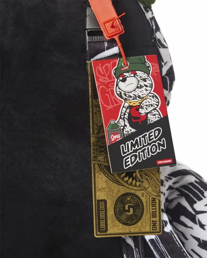 SPRAYGROUND NIGHT NIGHT MONEYBEAR TEDDYBEAR BACKPACK Bags
