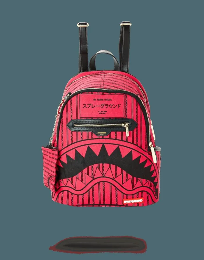 SPRAYGROUND PINK REVERSE SHARKS IN PARIS SAVAGE Bags