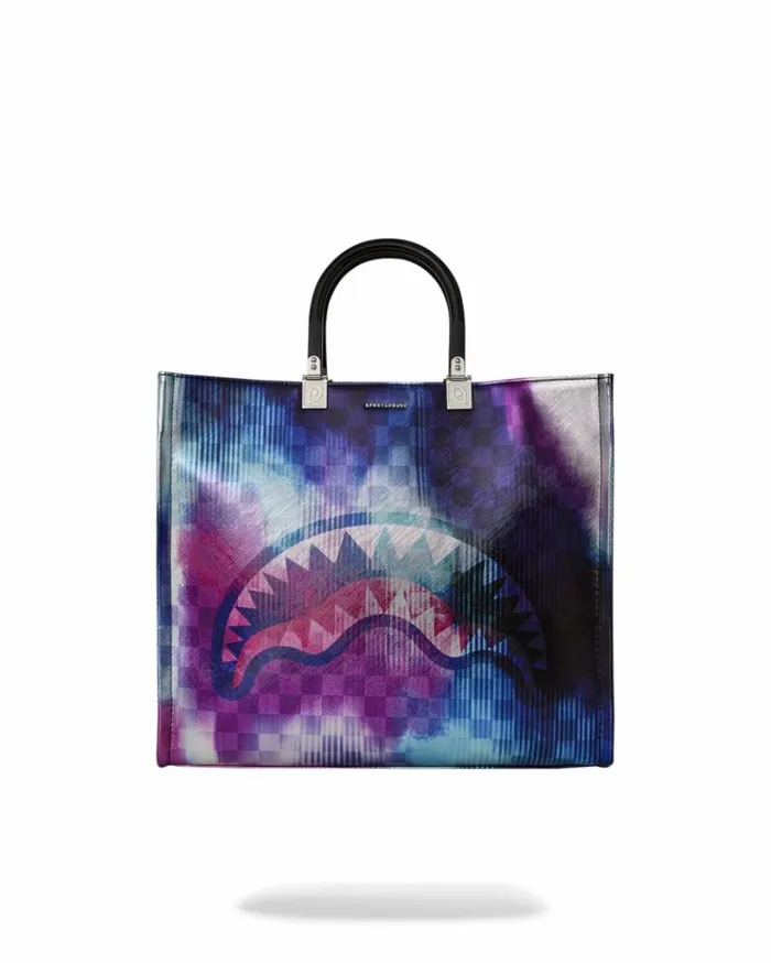 SPRAYGROUND SHARKCLUB ELECTRONICA TORTUGA TOTE Bags