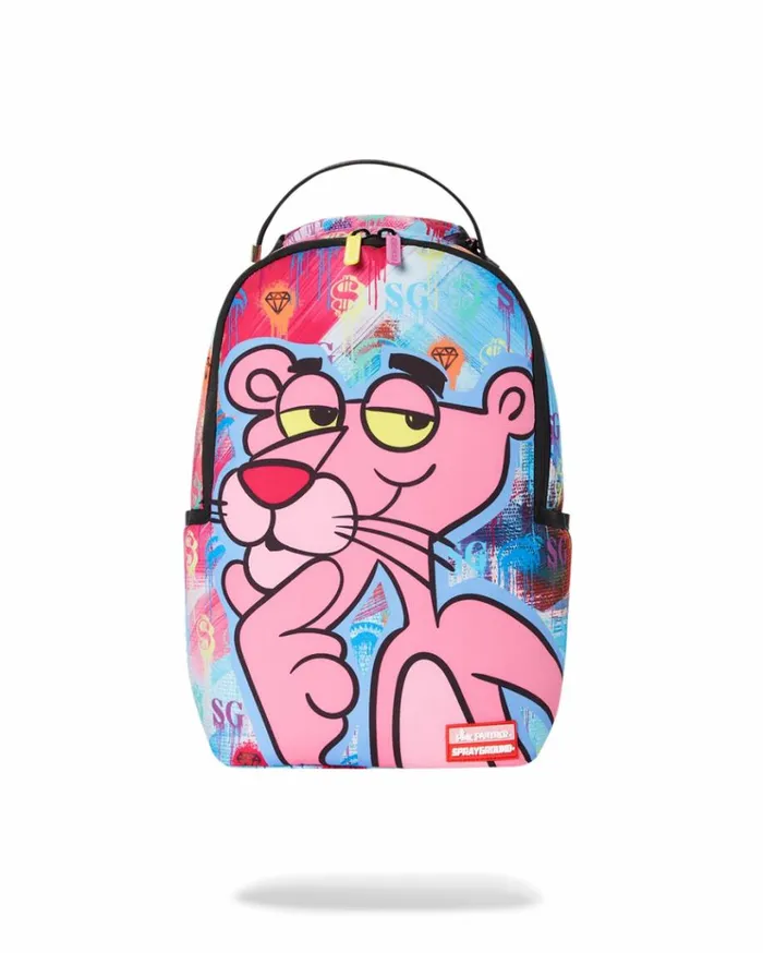 SPRAYGROUND SMALL BACKPACK PINK PANTHER ART CLASS Bags