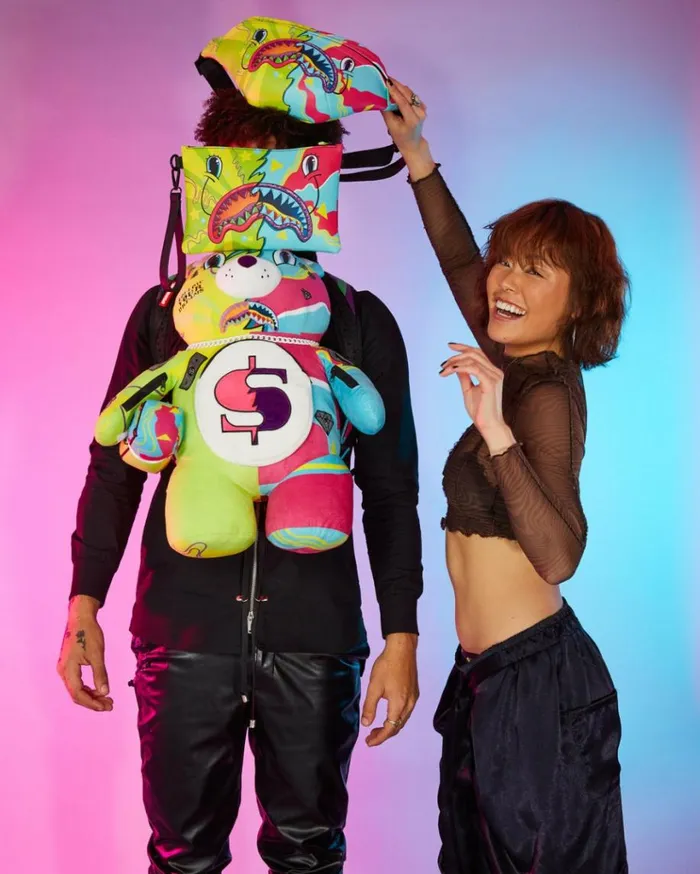 SPRAYGROUND SUPER WEIRD MONEYBEAR TEDDYBEAR BACKPACK Bags