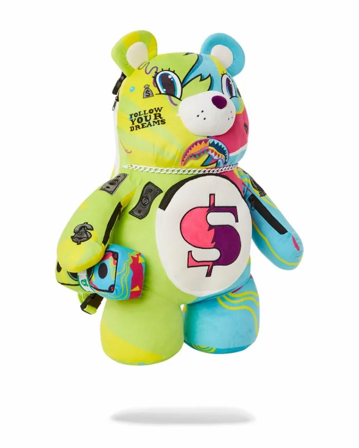 SPRAYGROUND SUPER WEIRD MONEYBEAR TEDDYBEAR BACKPACK Bags