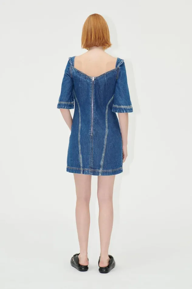 Stine Goya Dresses SGYvonne Denim Dress 8211 Trompe L039oeil 8211 Women